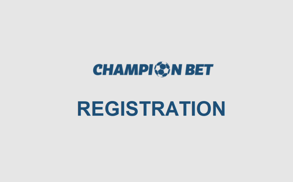 Chamption bet registration