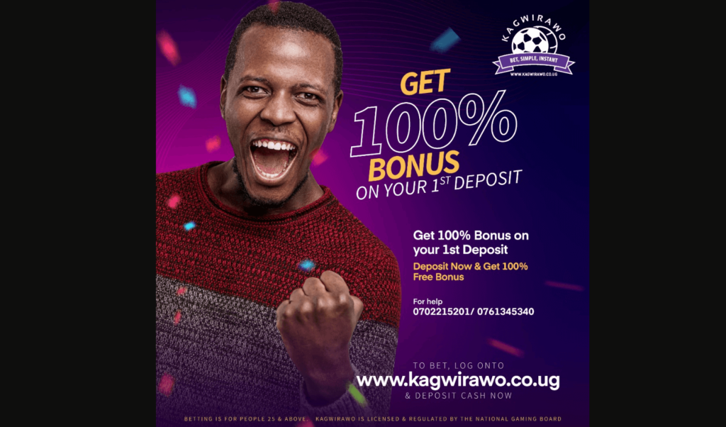 Kagwirawo welcome bonus