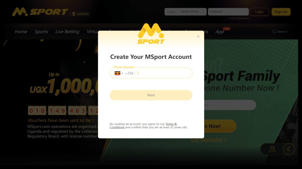 How to Register in MSport 