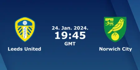 Leeds United vs. Norwich City Prediction: 24/1/2024
