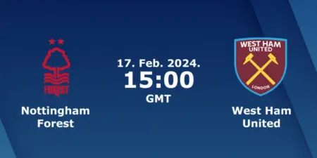 Nottingham Forest vs. West Ham Prediction: 17/2/2024