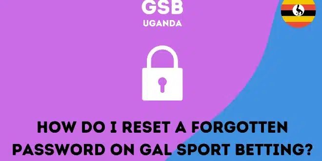 How do I reset a forgotten password on Gal Sport Betting?