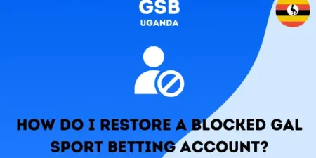 How do I restore a blocked Gal Sport Betting account?