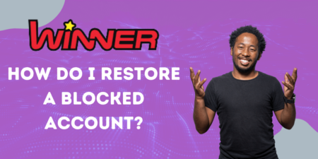 How do I restore a blocked Winner.RW account?