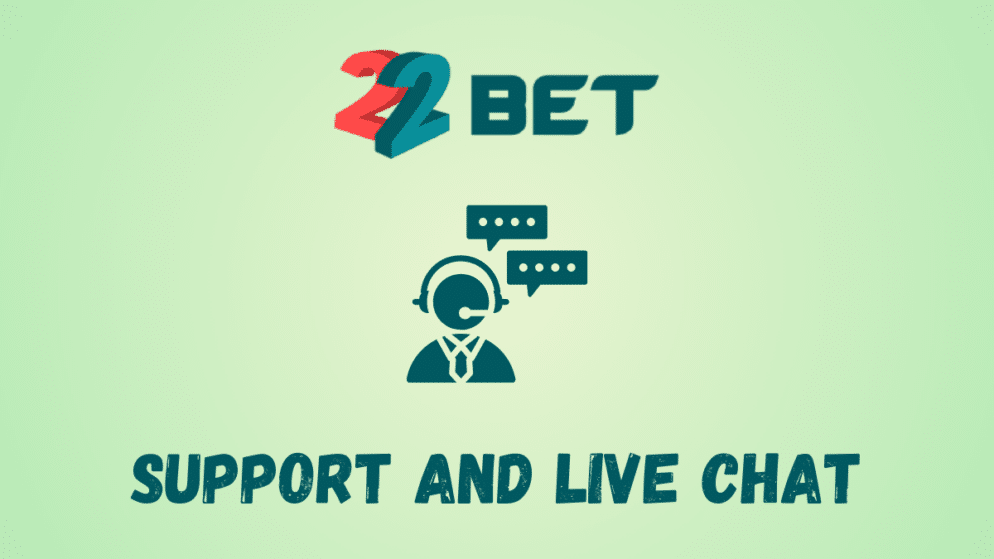 22bet support and live chat