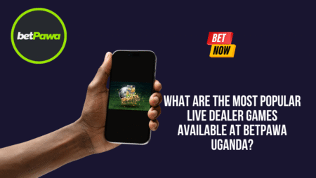 What are the most popular live dealer games available at BetPawa Uganda?