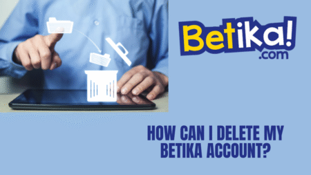 How can I delete my Betika account?