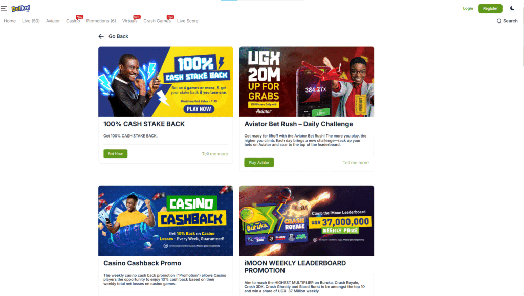 Information About the Welcome Bonus Offered by Betika Uganda