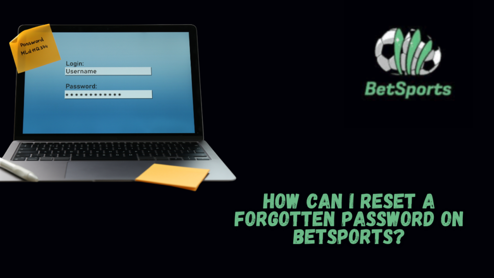 How can I reset a forgotten password on Betsports?